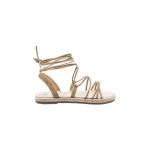 Manebi sandale Jute Sandals femei, culoarea bej, P 0.1 Y0