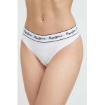Pepe Jeans tanga culoarea alb