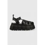 Buffalo sandale Ava Fisher femei, culoarea negru, cu platforma, 1602118
