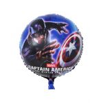 Balon folie rotund, print Capitan America, 45 cm, Engros