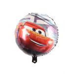 Balon folie rotund, print Cars, 45 cm, Engros