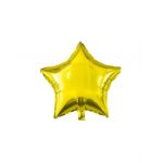 Balon folie rotund, Stea Aurie, 45 cm, Engros