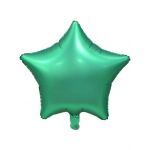 Balon folie rotund, Stea Verde Mat, 45 cm, Engros