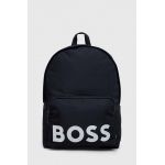 BOSS rucsac bărbați, culoarea negru, mare, cu imprimeu 50490969