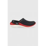 Crocs papuci Literide 360 Clog femei, culoarea bleumarin 206708