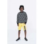 Karl Lagerfeld bluza copii culoarea negru, modelator