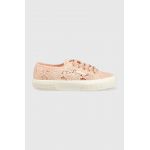 Superga tenisi 2750 MACRAME femei, culoarea roz, S81219W