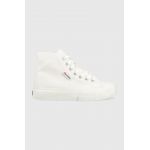 Superga tenisi femei, culoarea alb, S112I9W