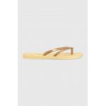 Ipanema slapi BOSSA FEM femei, culoarea galben, cu toc plat, 82067-AH526