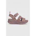 Skechers sandale RELAXED FIT femei, culoarea roz, cu platforma