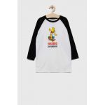 Vans longsleeve din bumbac pentru copii x Haribo culoarea alb, modelator
