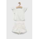 GAP set de bumbac pentru copii culoarea alb