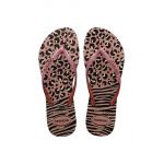 Havaianas slapi SLIM ANIMALS femei, culoarea negru, cu toc plat, 4147964.1924