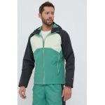 The North Face jacheta de exterior Stratos culoarea verde