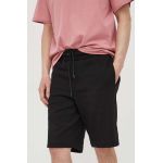 Trussardi pantaloni scurti barbati, culoarea negru