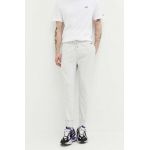 Abercrombie & Fitch pantaloni de trening culoarea gri, cu imprimeu