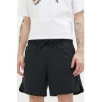 Abercrombie & Fitch pantaloni scurti barbati, culoarea negru