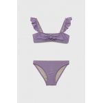 United Colors of Benetton costum de baie pentru copii din două piese culoarea violet