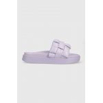 Inuikii papuci Braided Vegan femei, culoarea violet, cu platforma, 70104-120