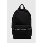 Tommy Jeans rucsac barbati, culoarea negru, mare, cu imprimeu