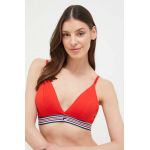 Fila sutien culoarea rosu, neted