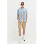 Hollister Co. pantaloni scurti barbati, culoarea bej