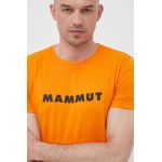 Mammut tricou sport Core Logo culoarea portocaliu, cu imprimeu