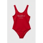 Pepe Jeans costum de baie copii culoarea rosu
