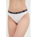 Pepe Jeans tanga culoarea alb