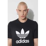 adidas Originals tricou din bumbac culoarea negru, cu imprimeu IA4815-BLACK