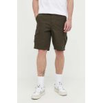 Billabong pantaloni scurti din bumbac culoarea verde