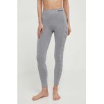 Hummel jambiere de yoga culoarea gri, cu imprimeu, 210496