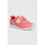 New Balance sneakers pentru copii culoarea roz