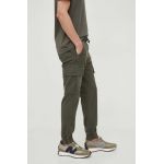 Alpha Industries pantaloni de bumbac culoarea verde 116201.136-GreyBlack