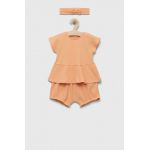 United Colors of Benetton compleu bebe culoarea portocaliu