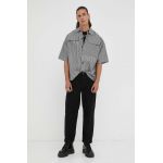 G-Star Raw camasa din bumbac barbati, culoarea albastru marin, cu guler clasic, relaxed