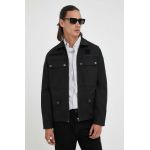 G-Star Raw geaca barbati, culoarea negru, de tranzitie