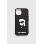 Karl Lagerfeld Husă pentru telefon iPhone 14 6.1" culoarea negru