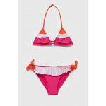 United Colors of Benetton costum de baie pentru copii din două piese culoarea roz