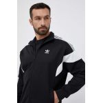 adidas Originals bluză bărbați, culoarea negru, cu model HS2064-black