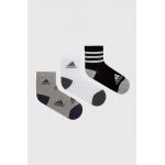 adidas Performance sosete copii 3-pack culoarea gri