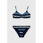 Pepe Jeans costum de baie pentru copii din două piese culoarea albastru marin
