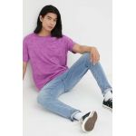 Levi's tricou din bumbac culoarea violet, modelator