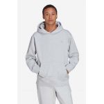 adidas Originals bluză bărbați, culoarea gri, cu glugă, melanj IC4998-grey