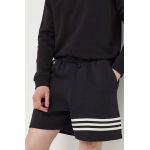 adidas Originals pantaloni scurți bărbați, culoarea negru HN6594-black