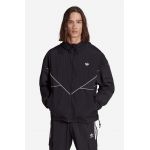 adidas Originals windbreaker Adicolor Seasonal Archive Windbreaker culoarea negru, de tranziție HR3322-black
