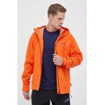 adidas TERREX geaca de ploaie Multi Rain.RDY barbati, culoarea portocaliu, de tranzitie