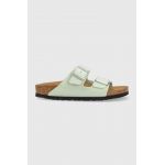 Birkenstock papuci Arizona femei, culoarea verde, 1024092