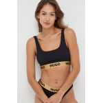 HUGO sutien culoarea negru, uni 50480172