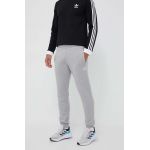 adidas Originals pantaloni de trening culoarea gri, melanj